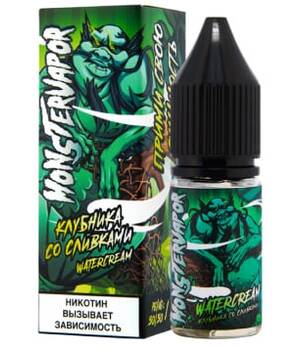 Жидкость MONSTERVAPOR Salt - Watercream (Клубника со Сливками) 